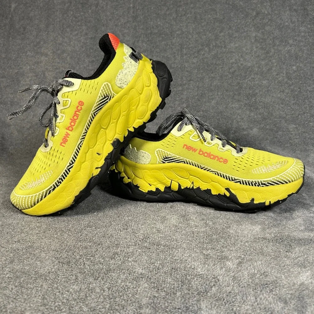 New Balance Fresh Foam X More Trail v3 Yellow Black WTMORCD3 Women 7.5 B Men 6D - Picture 10 of 14